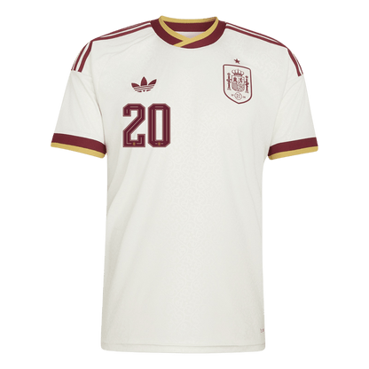 PEDRI #20 Heren Spain Uit Voetbalshirt WK Voetbal 2026