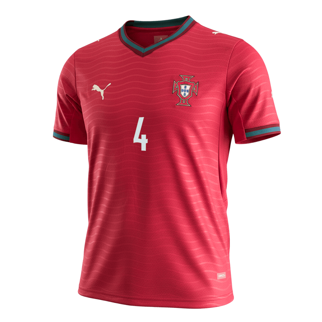 RÚBEN DIAS #4 Heren Portugal Thuis Voetbalshirt 2026