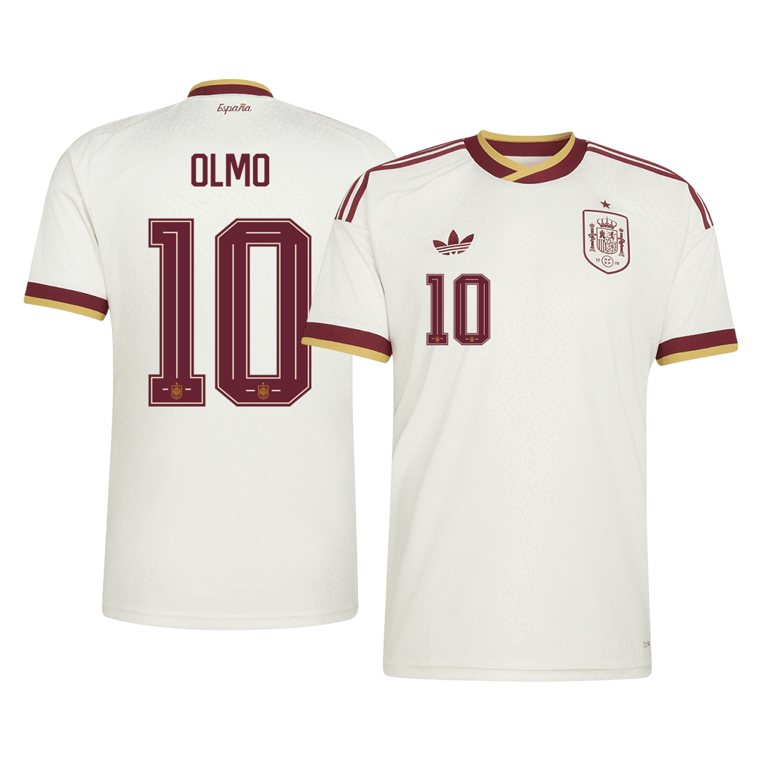 OLMO #10 Heren Spain Uit Voetbalshirt WK Voetbal 2026