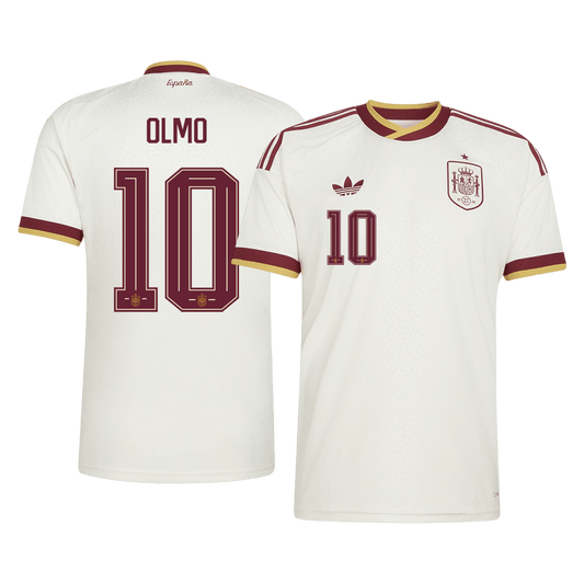 OLMO #10 Heren Spain Uit Voetbalshirt WK Voetbal 2026