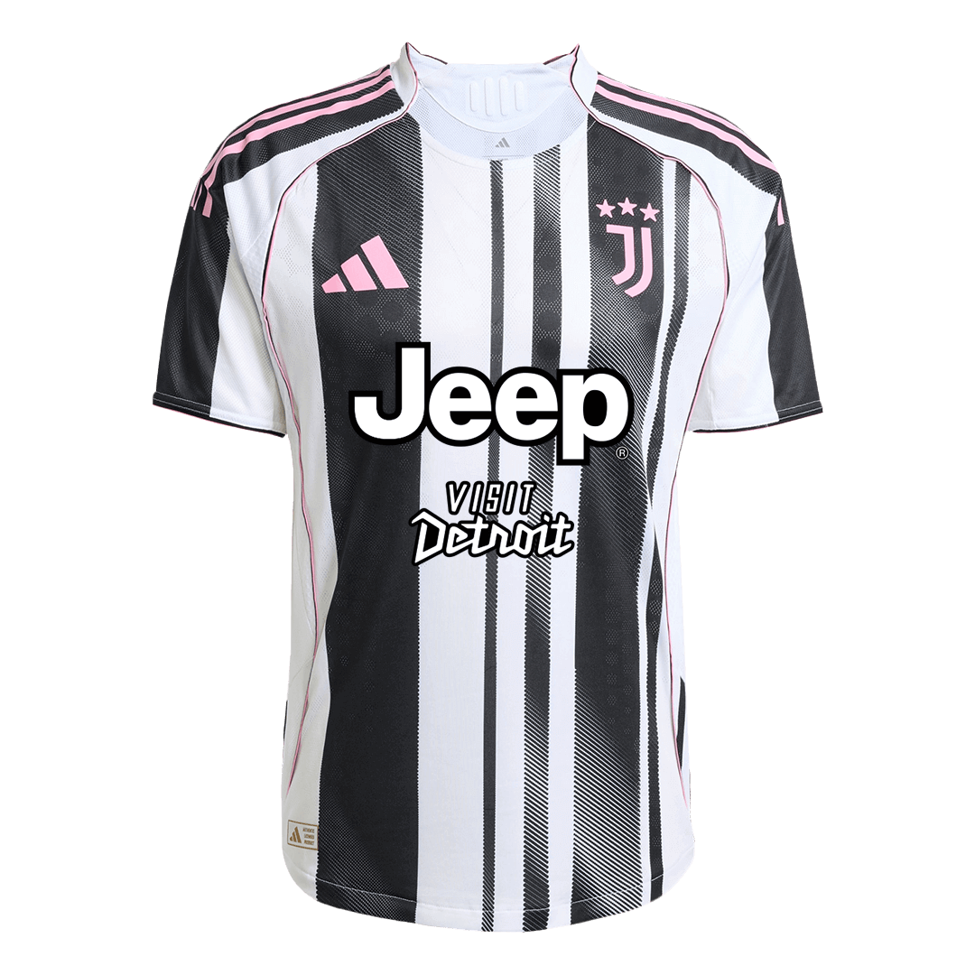 Juventus Thuis Spelersversie Voetbalshirt 2025/26 - Slim Fit