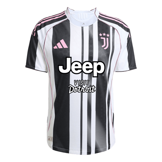 Juventus Thuis Spelersversie Voetbalshirt 2025/26 - Slim Fit