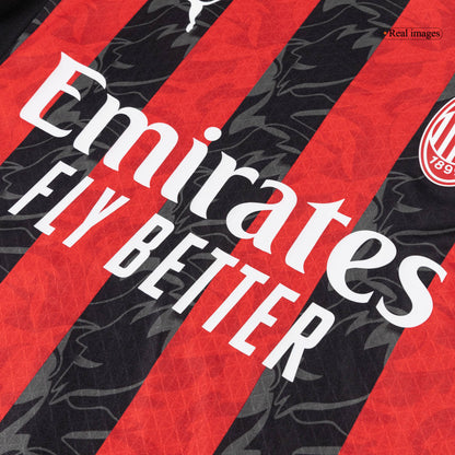 AC Milan Thuis Spelersversie Voetbalshirt 2025/26 - Slim Fit