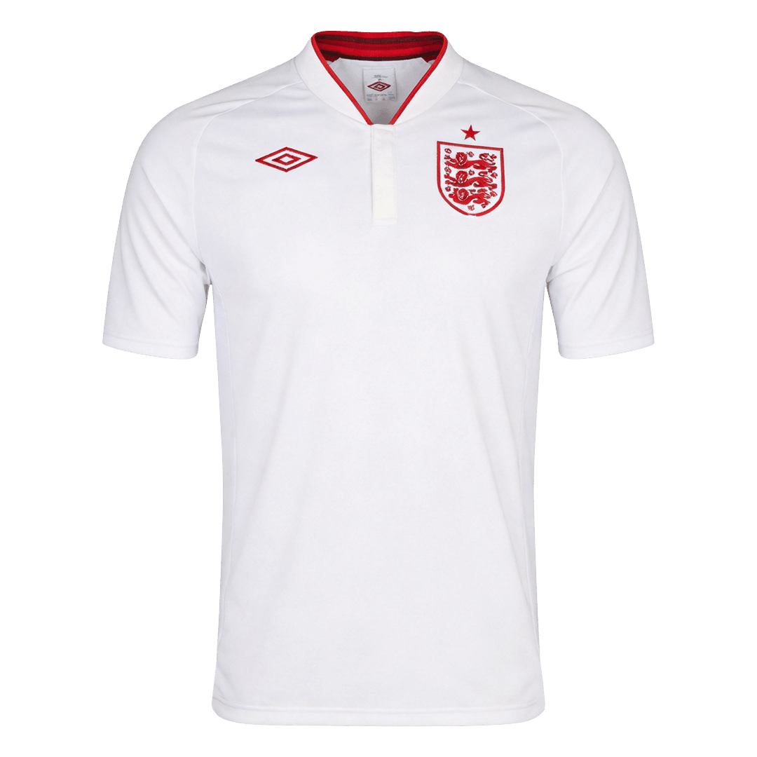 Retro England Thuis Voetbalshirt 2012 - voorkant