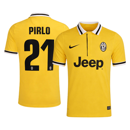 PIRLO #21 Retro Juventus Uit Voetbalshirt 2013/14 - voorkant