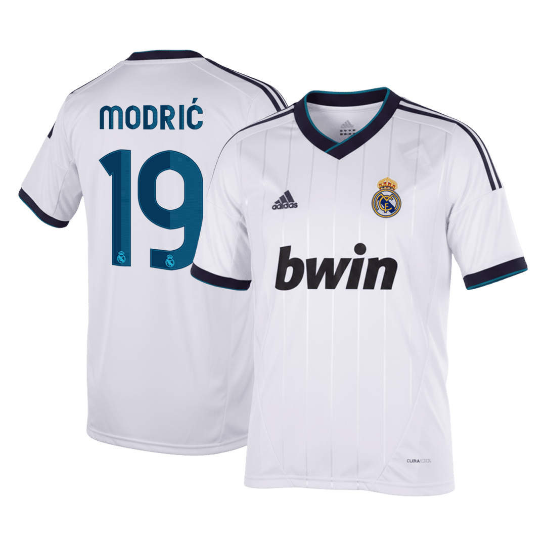 MODRIĆ #19 Retro Real Madrid Thuis Voetbalshirt 2012/13