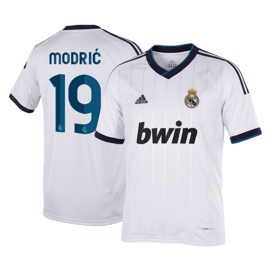MODRIĆ #19 Retro Real Madrid Thuis Voetbalshirt 2012/13