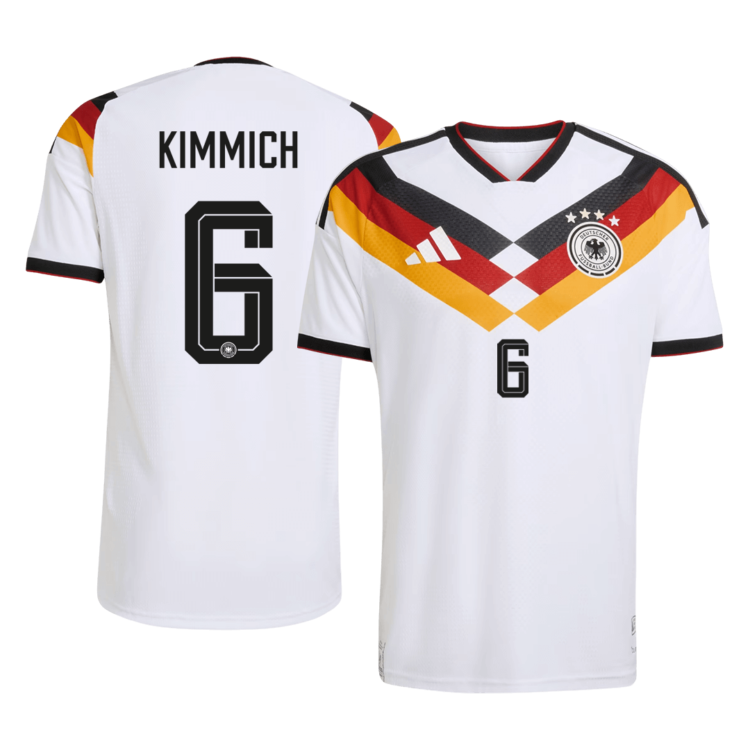 KIMMICH #6 Germany Thuis Spelersversie Voetbalshirt 2026 - Slim Fit