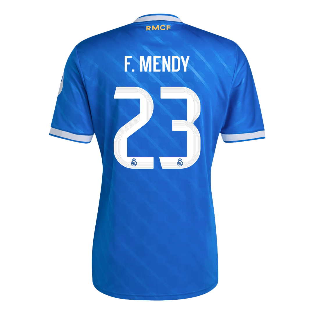 F. MENDY #23 Heren Real Madrid Derde Voetbalshirt 2025/26