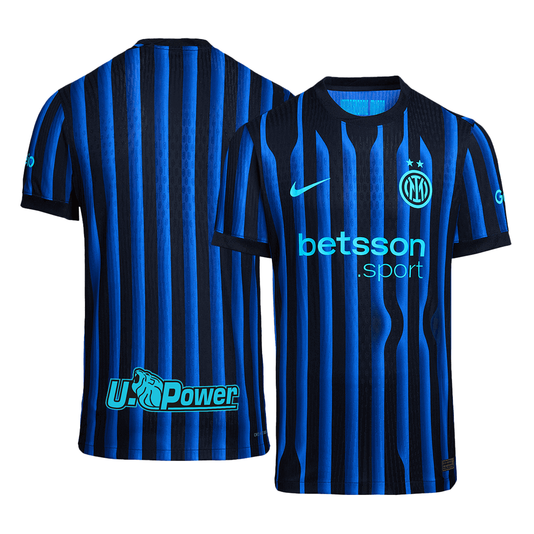 Inter Milan Thuis Spelersversie Voetbalshirt 2025/26 - Slim Fit
