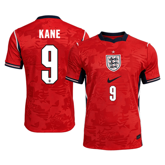 KANE #9 Heren England Uit Voetbalshirt WK Voetbal 2026 - voorkant