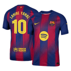 LAMINE YAMAL #10 Barcelona Thuis Spelersversie Voetbalshirt 2025/26 - UCL - Slim Fit
