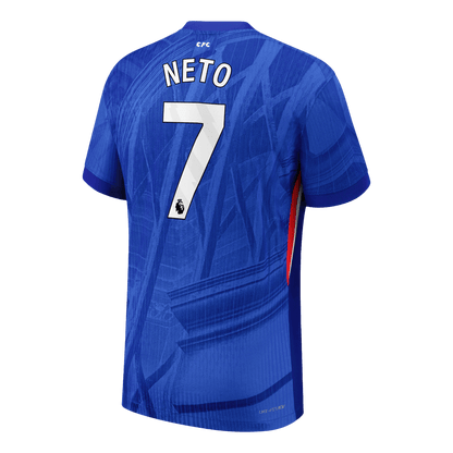 NETO #7 Chelsea Thuis Spelersversie Voetbalshirt 2025/26 - Slim Fit