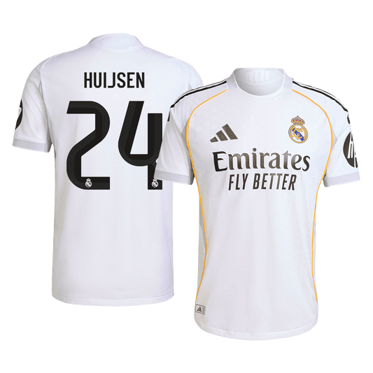 HUIJSEN #24 Real Madrid Thuis Spelersversie Voetbalshirt 2025/26 - Slim Fit