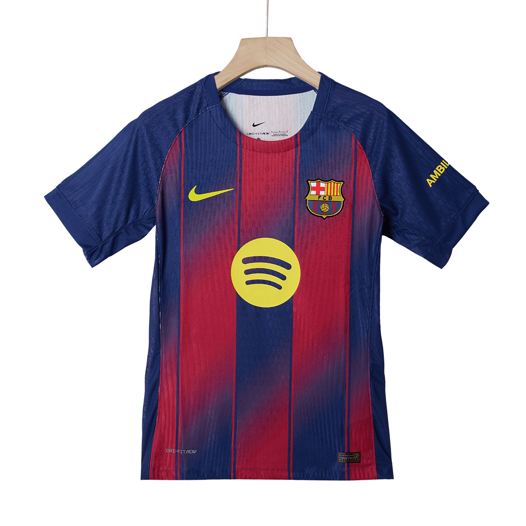 ROONY #19 Barcelona Thuis Spelersversie Voetbalshirt 2025/26 - Slim Fit
