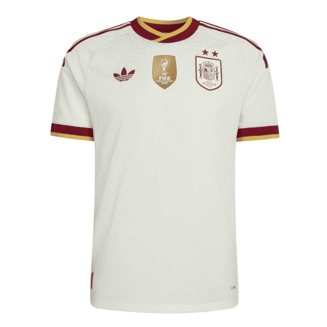 Spanje Spelersversie Uitshirt WK Voetbal 2026 - slim fit【Kampioenseditie】