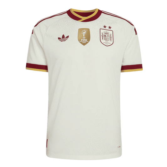 Spanje Spelersversie Uitshirt WK Voetbal 2026 - slim fit【Kampioenseditie】