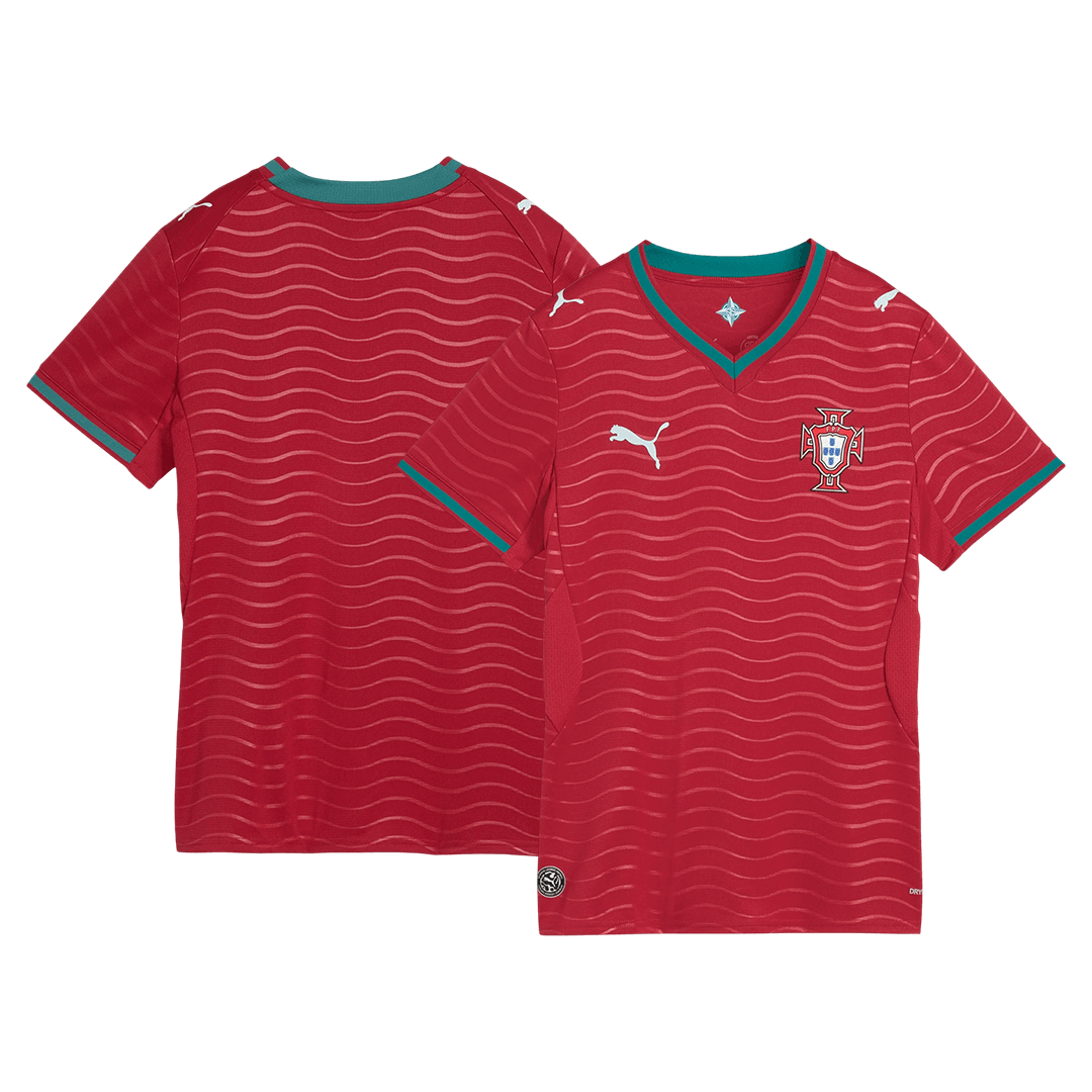Maillot domicile de l'équipe féminine du Portugal 2026