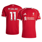 M.SALAH #11 Heren Liverpool Thuis Voetbalshirt 2025/26