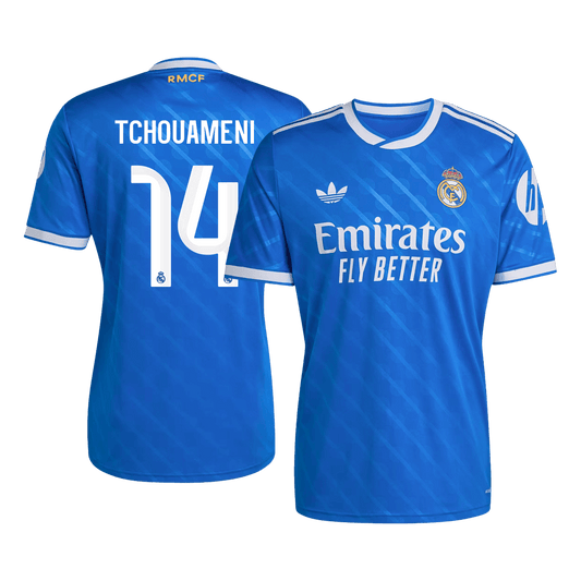 TCHOUAMENI #14 Heren Real Madrid Derde Voetbalshirt 2025/26