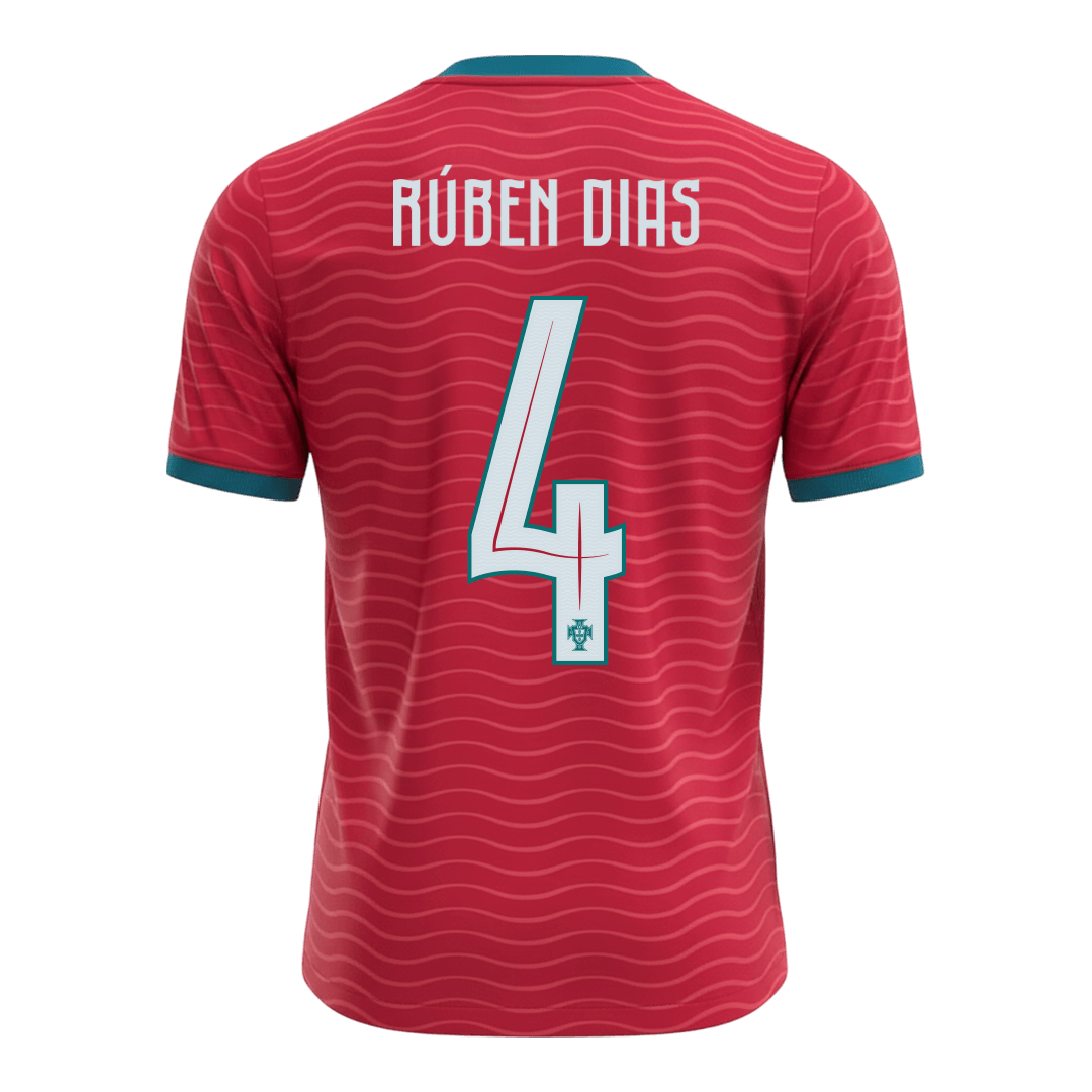 RÚBEN DIAS #4 Heren Portugal Thuis Voetbalshirt 2026