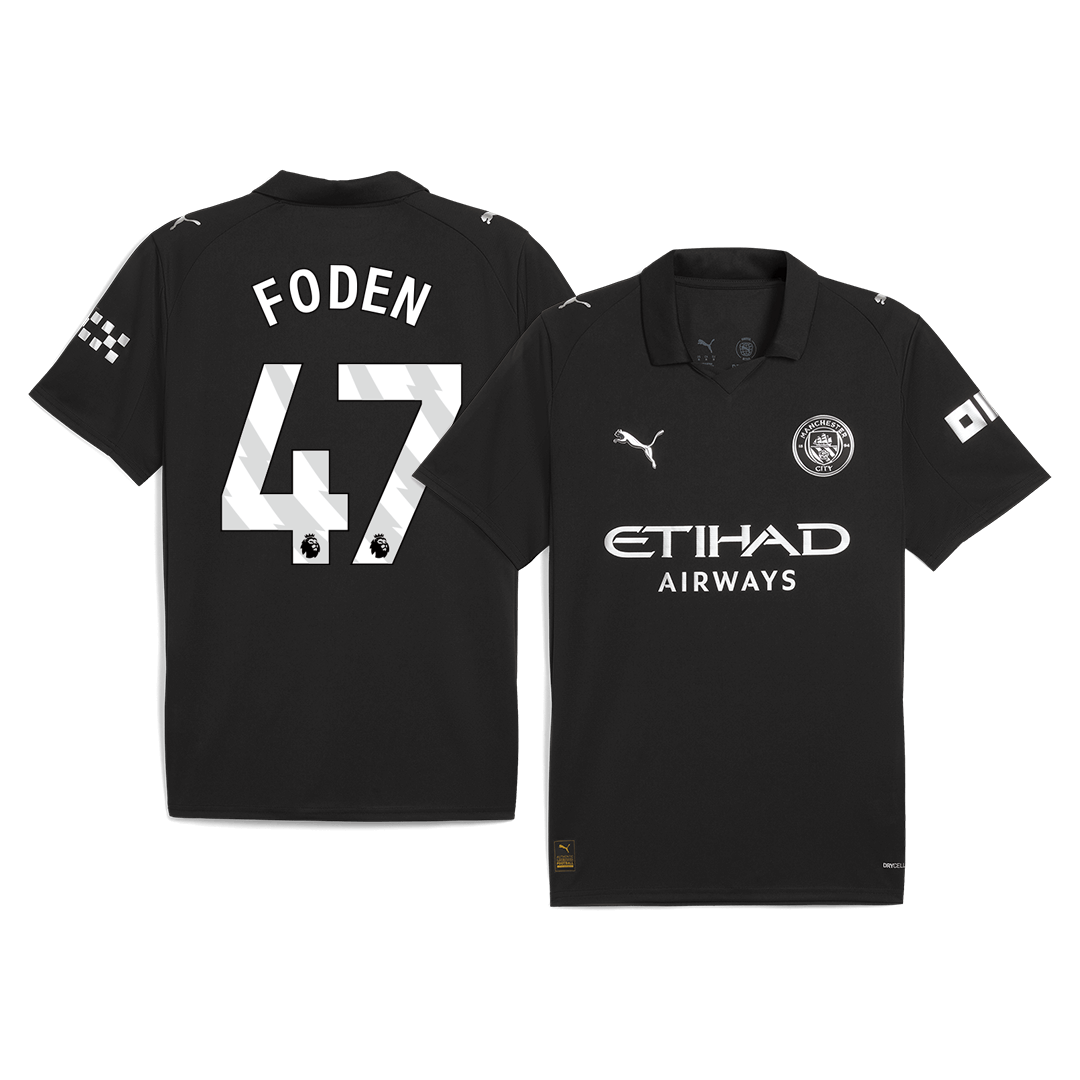 FODEN #47 Heren Manchester City Uit Voetbalshirt 2025/26