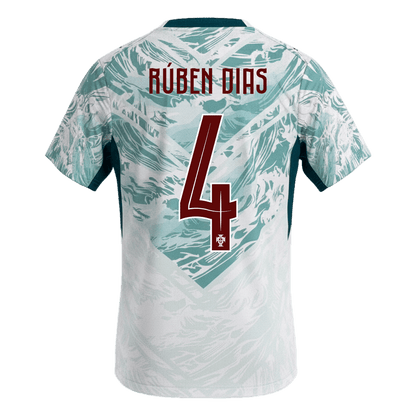 RÚBEN DIAS #4 Heren Portugal Uit Voetbalshirt WK Voetbal 2026