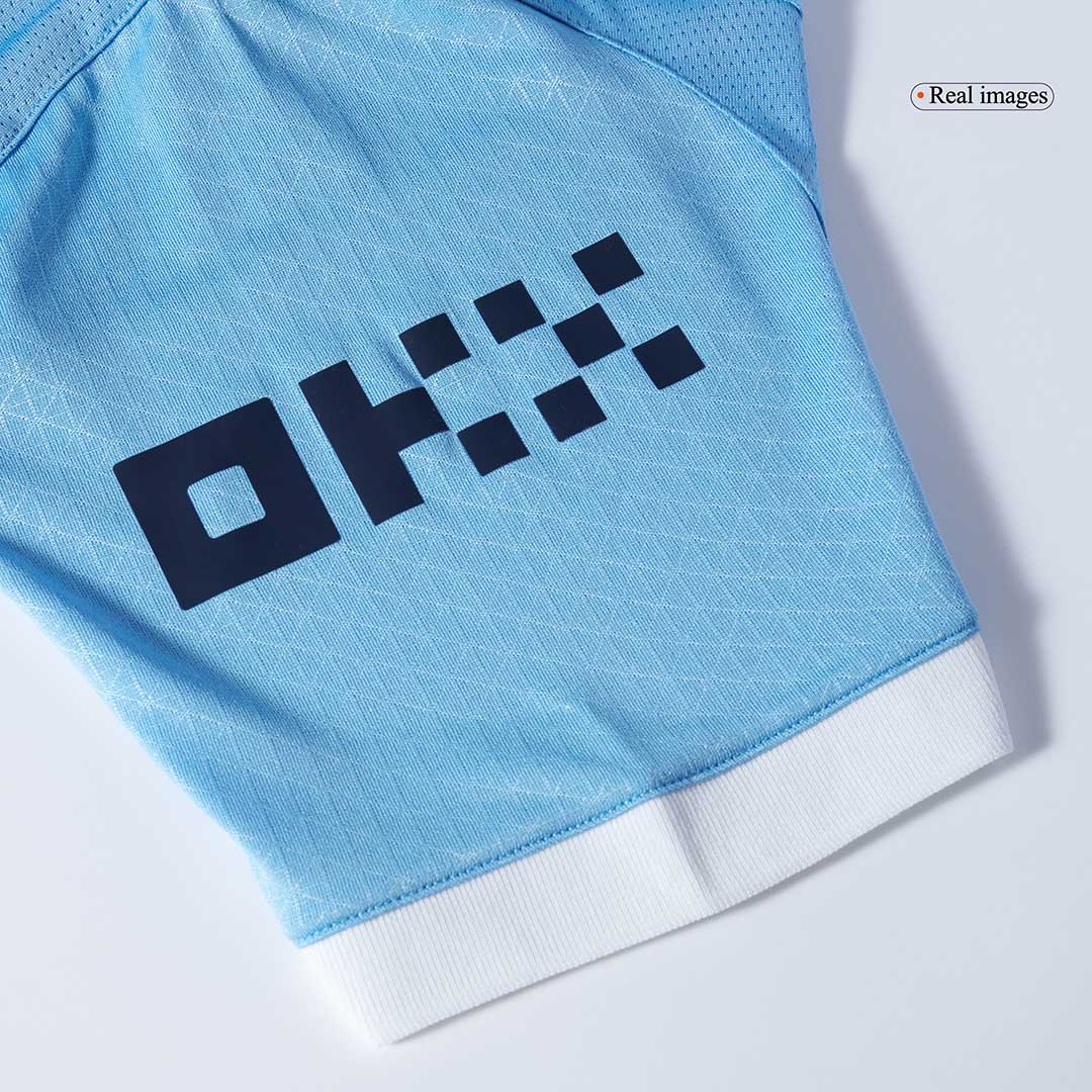 Manchester City Thuis Spelersversie Voetbalshirt 2025/26 - Slim Fit