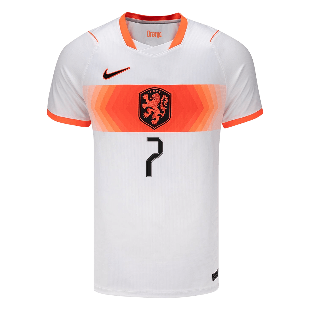 XAVI #7 Heren Netherlands Uit Voetbalshirt WK Voetbal 2026