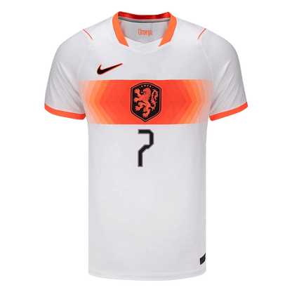 XAVI #7 Heren Netherlands Uit Voetbalshirt WK Voetbal 2026