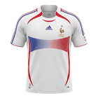 Retro France Uit Voetbalshirt 2006