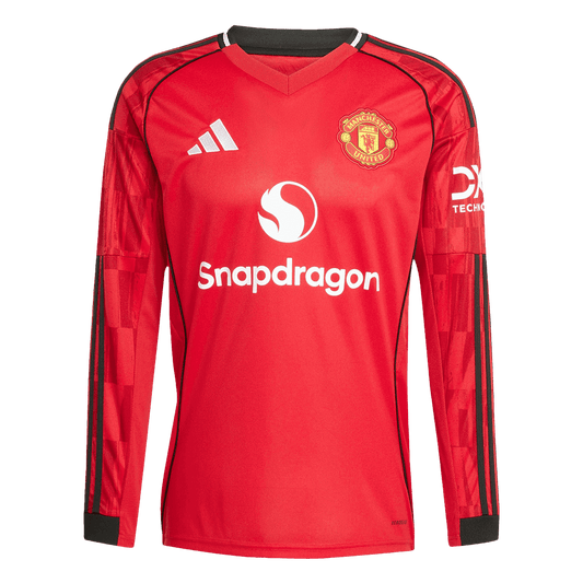 Heren Manchester United Thuis Lange Mouwen Voetbalshirt 2025/26