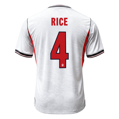 RICE #4 England Thuis Spelersversie Voetbalshirt WK Voetbal 2026 - Slim Fit - foto 9