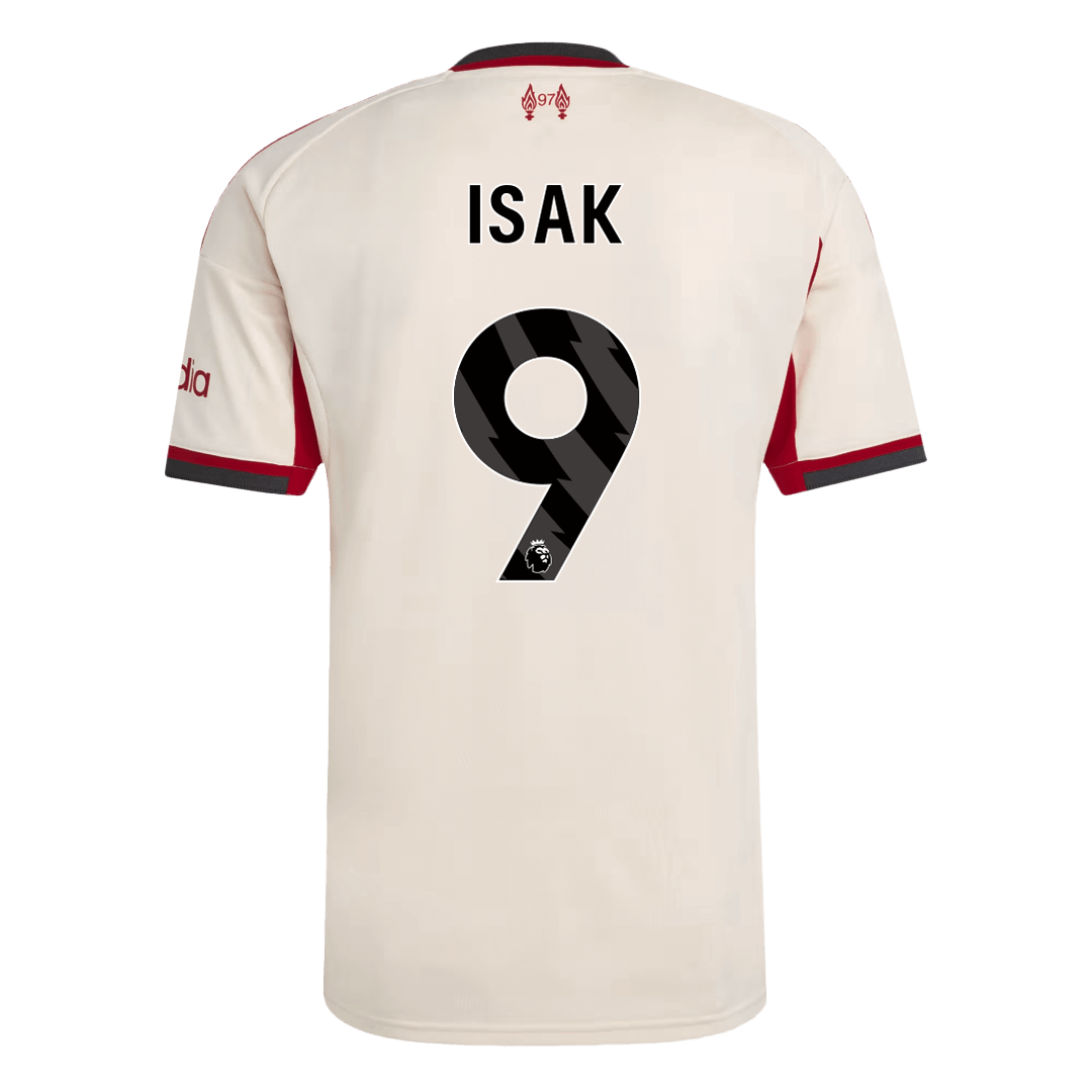 ISAK #9 Heren Liverpool Uit Voetbalshirt 2025/26
