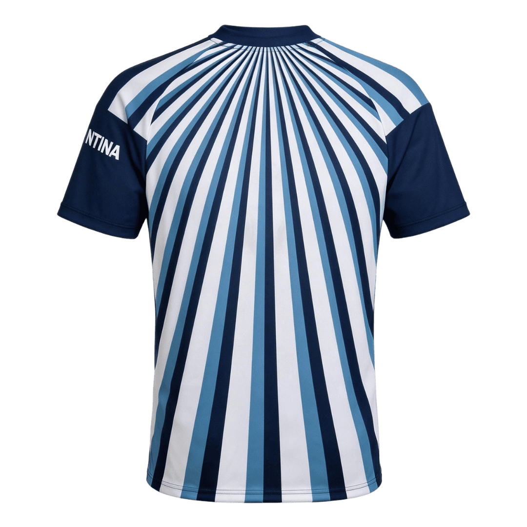 Heren Argentina Pre-Match Voetbalshirt WK Voetbal 2026 - achterkant