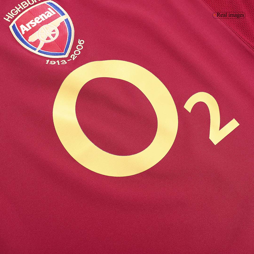 Retro Arsenal Thuis Voetbalshirt 2005/06 - model