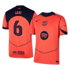 GAVI #6 Heren Barcelona Derde Voetbalshirt 2025/26 - UCL
