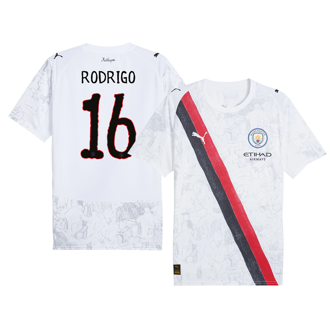 RODRIGO #16 Heren Manchester City KidSuper Voetbalshirt 2025/26 - Club World Cup