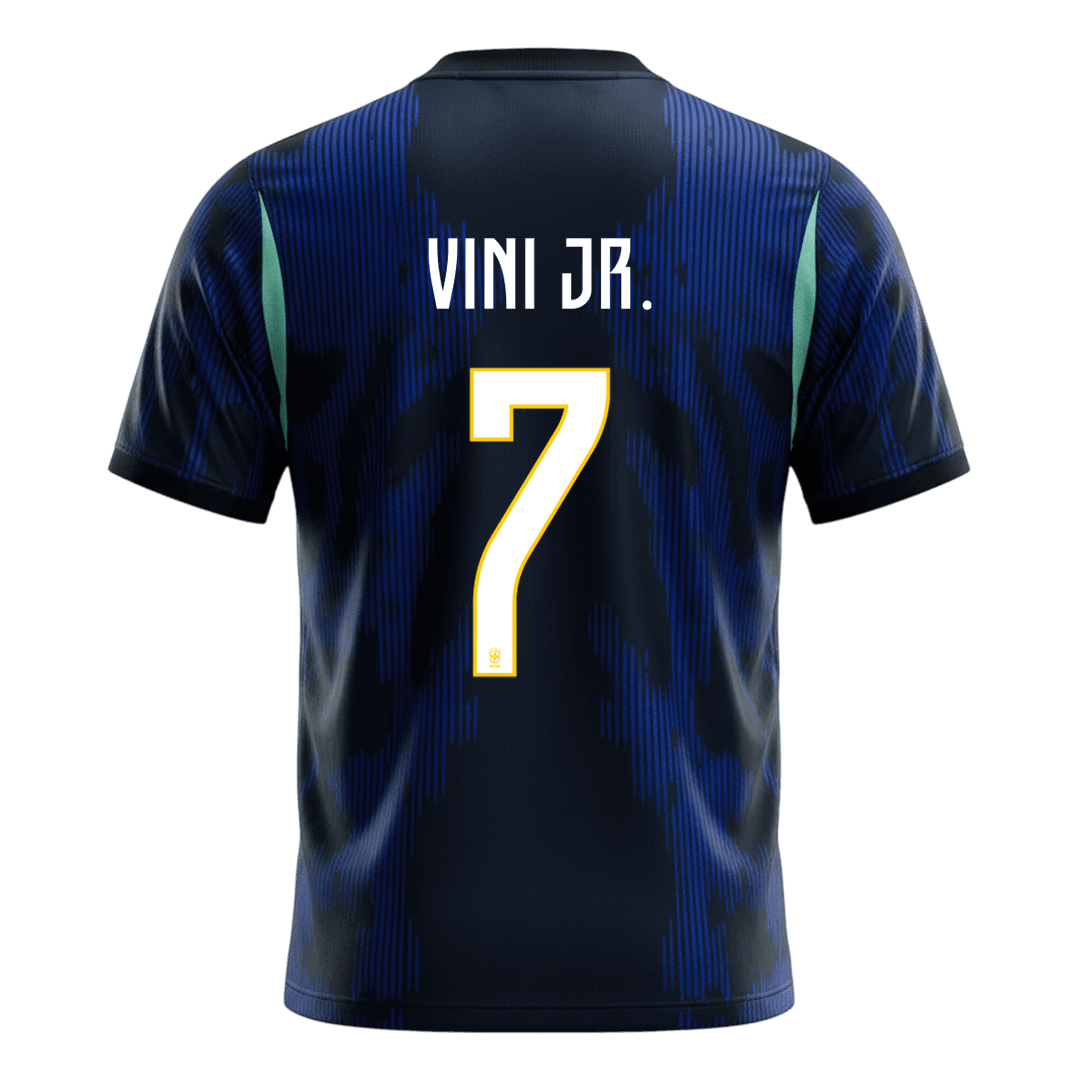 VINI JR. #7 Heren Brazil Uit Voetbalshirt WK Voetbal 2026 - extra