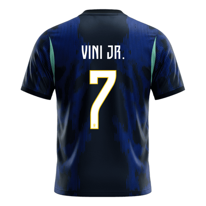 VINI JR. #7 Heren Brazil Uit Voetbalshirt WK Voetbal 2026 - extra