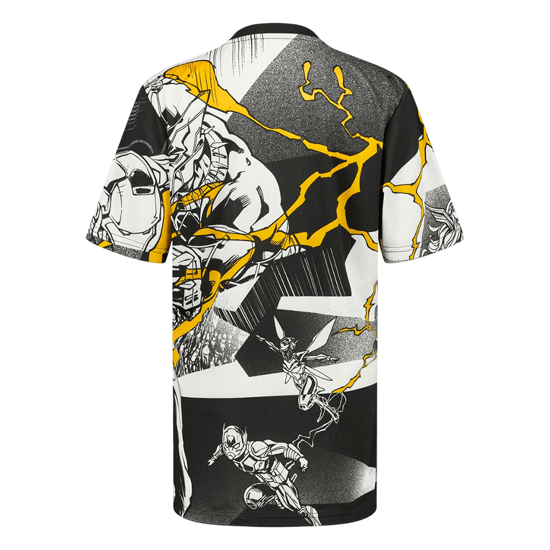 Heren Real Madrid X Marvel Voetbalshirt 2025/26 Zwart-wit