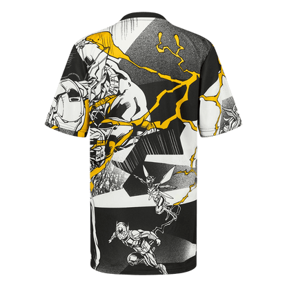 Heren Real Madrid X Marvel Voetbalshirt 2025/26 Zwart-wit