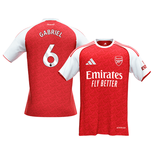 GABRIEL #6 Heren Arsenal Thuis Voetbalshirt 2025/26 [PREMIUM]