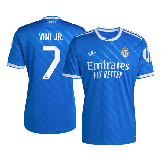 VINI JR. #7 Heren Real Madrid Derde Voetbalshirt 2025/26