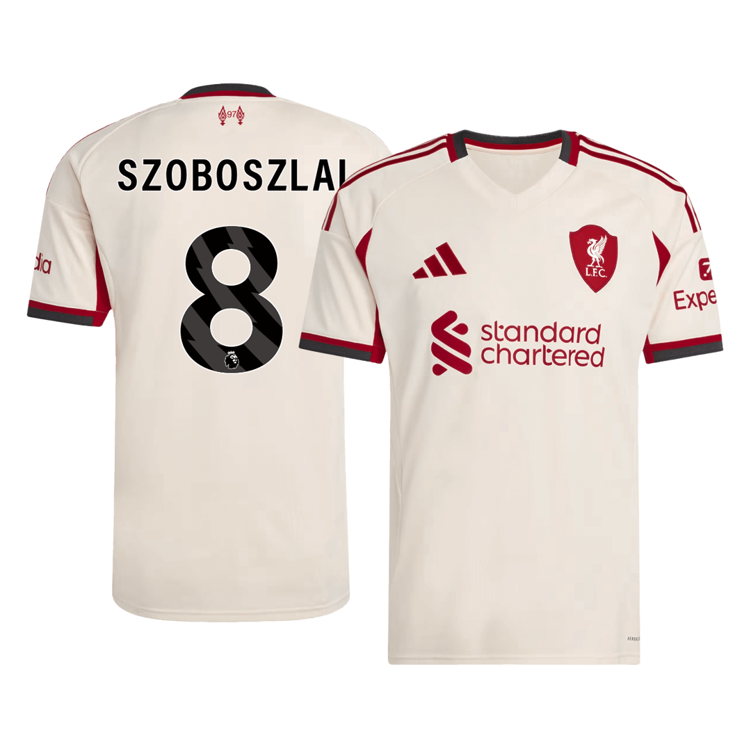 SZOBOSZLAI #8 Heren Liverpool Uit Voetbalshirt 2025/26