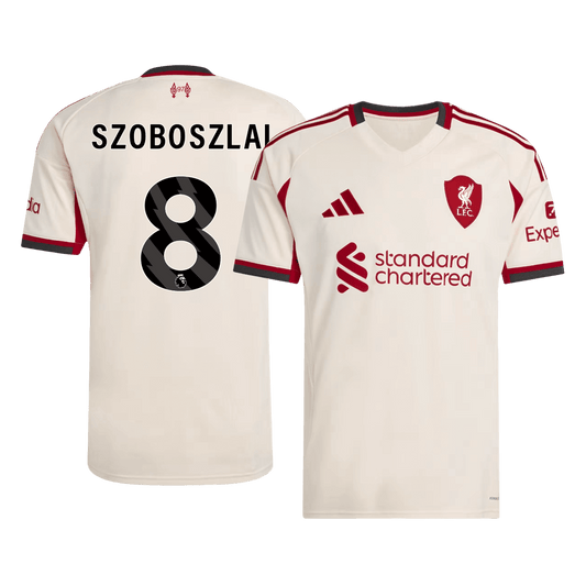 SZOBOSZLAI #8 Heren Liverpool Uit Voetbalshirt 2025/26