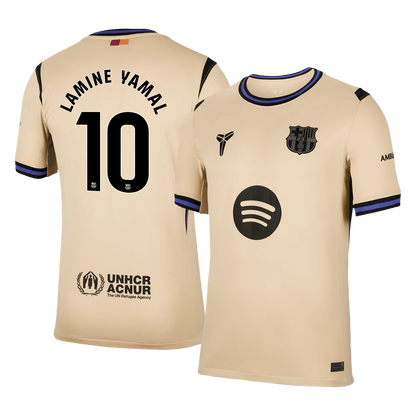 LAMINE YAMAL #10 Heren Barcelona Uit Voetbalshirt 2025/26