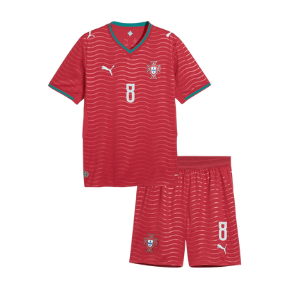 B. FERNANDES #8 Jeugd Portugal Thuis Tenue 2026 [PREMIUM]