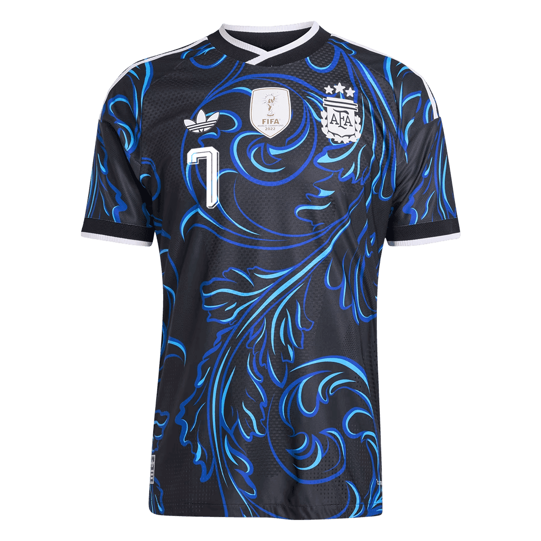 DE PAUL #7 Argentina Uit Spelersversie Voetbalshirt WK Voetbal 2026 - Slim Fit
