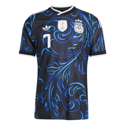 DE PAUL #7 Argentina Uit Spelersversie Voetbalshirt WK Voetbal 2026 - Slim Fit